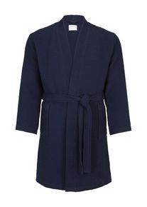 Schiesser Heren Badjas kort donkerblauw L