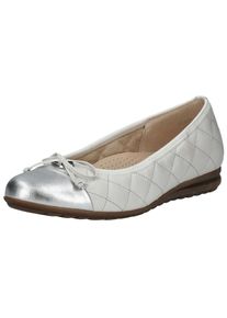 Gabor Ballerina Damen silber / weiß Größe 35