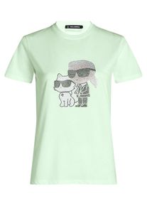 K by KARL LAGERFELD Karl Lagerfeld Dames Shirt groen / gemengde kleuren XXL