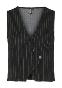 Pieces Dames Gilet 'PCLaura' zwart / wit 42
