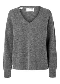 Selected Femme Dames Trui grijs gemêleerd XS