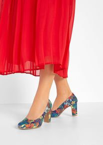 D&eacute;collet&eacute; con tacco a blocco, multicolore, Taglia 42, bonprix