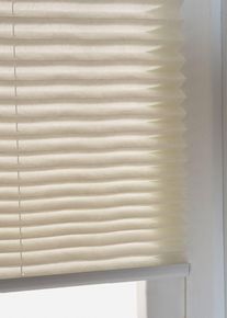 Tenda plissettata strutturata - Bianco - Taglia 1 (Alt. / largh. 130/40 cm) - bonprix
