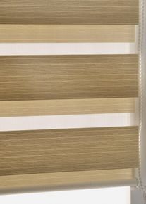 Tenda a rullo doppia in jacquard leggermente lucido - Beige - Taglia 1 (Alt. / largh. 130/45 cm) - bonprix
