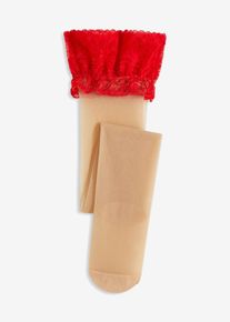 Calze per reggicalze 20 den - Beige - Taglia 42/44 (S) - bonprix