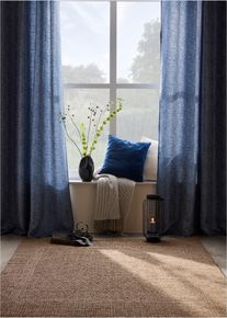 Tappeto con motivo vintage - Blu - Taglia 80x150 cm - bonprix