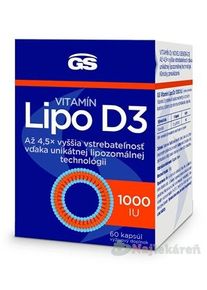 GS Vitamín Lipo D3 1000 IU 60 kapsúl