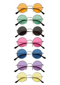 maskworld Occhiali hippie in diversi colori