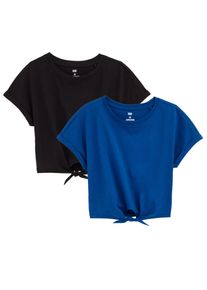 WE Fashion Camisola em azul, preto Tamanho 110/116 Simples