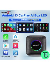 CarlinKit Android 13 Ai Box Wireless CarPlay & Android Auto For Netflix YouTube 2.4Ghz&5Ghz WiFi BLE Auto Connect CarPlay Ai Box