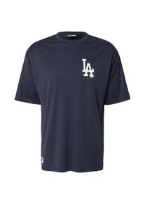 New Era Heren Shirt 'LEAGUE ESSENTIALS' navy / wit XS