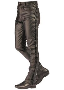 Roleff Motorradhose »Ro 3«, 4 Taschen schwarz, Größe 48 - N-Gr, Jeans aus hochwertigem Rindnappaleder