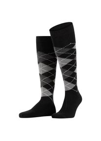 Burlington Kniestrümpfe Herren graumeliert / schwarz Größe 40/46