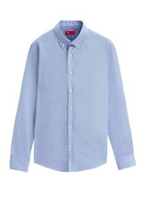D’S Damat Heren Overhemd blauw M
