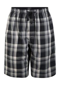 Schiesser Heren Pyjamabroek blauw / grijs / zwart / wit M