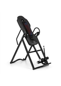 Klarfit Ease Delux, inverziós pad, gravitációs edzőpad, 136 kg, 1,54-1,98 m, fekete