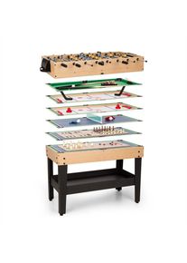 ONECONCEPT Game-Star játékasztal 37 játékkal, multigame, rakodó rész, MDF