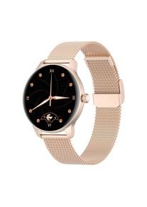 Nobrand Smartwatch No Brand GPS L11 Lady Smart Watch - Gold, Heart Rate Monitor, IP68,180 mAh -