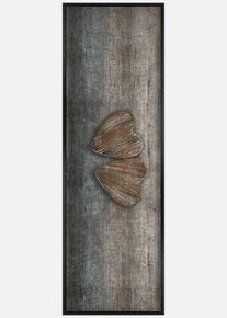 Deurmat met harten - bruin - maat 59x78 cm - bonprix