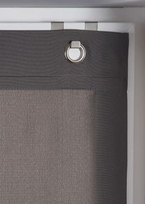 Magnetisch vouwgordijn - grijs - maat 1 (h/b: 130/45 cm) - bonprix