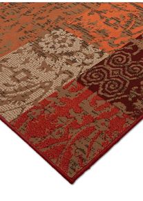 Vloerkleed in patchworklook - oranje - maat 160x230 cm - bonprix