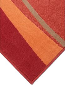Vloerkleed met golvend patroon - rood - maat 160x230 cm - bonprix