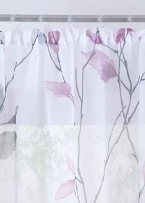 Gordijn van lichte voile (1 stuk) - roze - maat 300x144 cm - bonprix