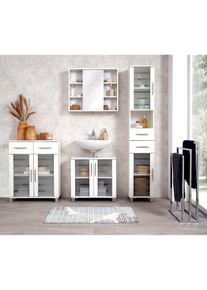 Staande kast - wit - maat 85x34 cm - bonprix