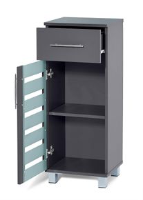 Staande kast - grijs - maat 85x34 cm - bonprix