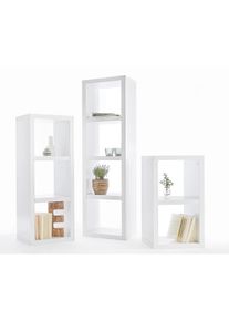 Rek met 2 vakken - wit - maat Onesize - bonprix