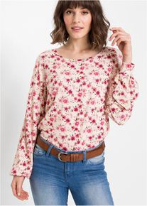 Leren riem - bruin - maat 80 - glad leer - bonprix
