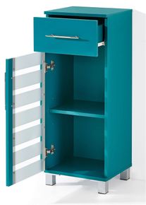 Staande kast - petrol - maat 85x34 cm - bonprix