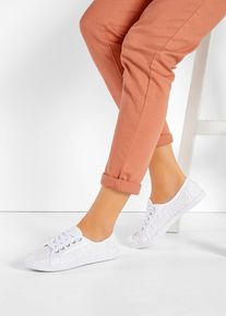 Sneakers - wit - maat 38 - vegan - bonprix