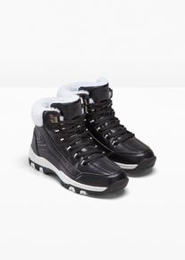 Veterboots - zwart - maat 36 - vegan - bonprix