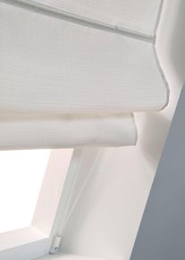 Dakraam rolgordijn met structuur - wit - maat 4 (h/b: 94/61 cm) - bonprix