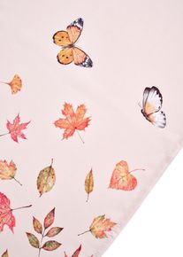 Tafelloper met vlinders - beige - maat 40x150 cm - bonprix