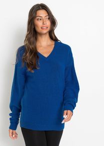 Gebreide oversized trui - blauw - maat 32/34 (XS) - bonprix