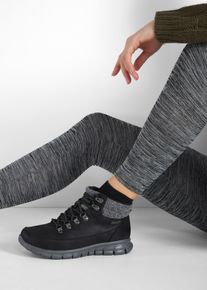 Skechers veterboots - zwart - maat 36 - bonprix