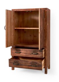 Kast - bruin - maat 120x70 cm - bonprix