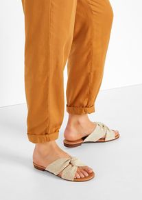 Slippers - beige - maat 40 - vegan - bonprix