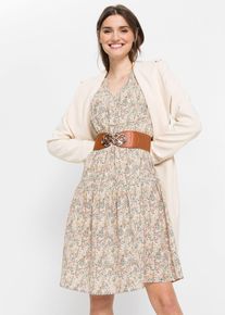 Stretchriem - bruin - maat 85 - bonprix