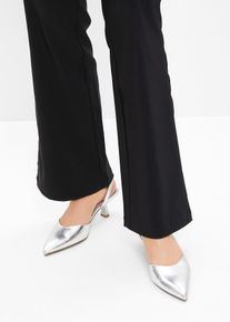 Slingback pumps - zilver - maat 41 - bonprix