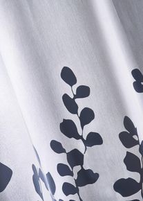 Transparant gordijn van ausbrenner met bladeren (1 stuk) - wit - maat 225x140 cm - bonprix