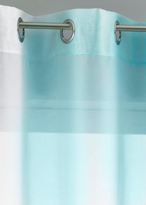 Gordijnen met gerecycled polyester en kleurverloop (set van 2) - blauw - maat 295x144 cm - bonprix