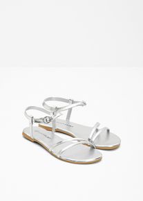 Sandalen - zilver - maat 36 - vegan - bonprix