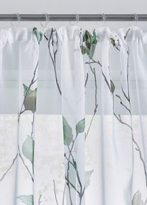 Gordijn van lichte voile (1 stuk) - groen - maat 300x144 cm - bonprix
