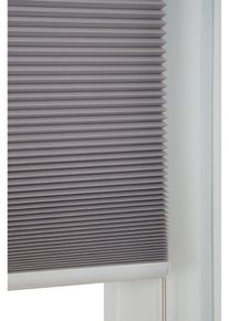 Verduisterend plisségordijn waterafstotend - zilver - maat 5 (h/b: 130/80 cm) - bonprix
