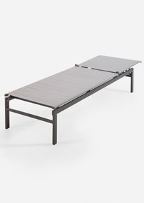 Ligbed - grijs - maat Onesize - bonprix