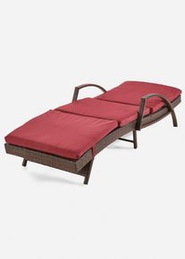 Ligbed - rood - maat Onesize - bonprix