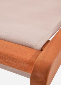 Ligstoel - grijs - maat Onesize - bonprix